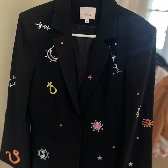 Cinq A Sept- Astro Rumi Embroidered Blazer - Picture 1 of 3